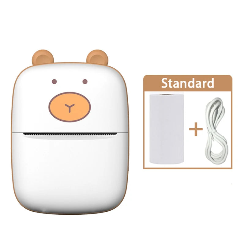 Small white device with bear ears and face, accompanied by a 'Standard' package icon.